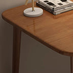 Modern Minimalist Rectangular Solid Wood Desks 4- Leg For Home Office DFM-F
