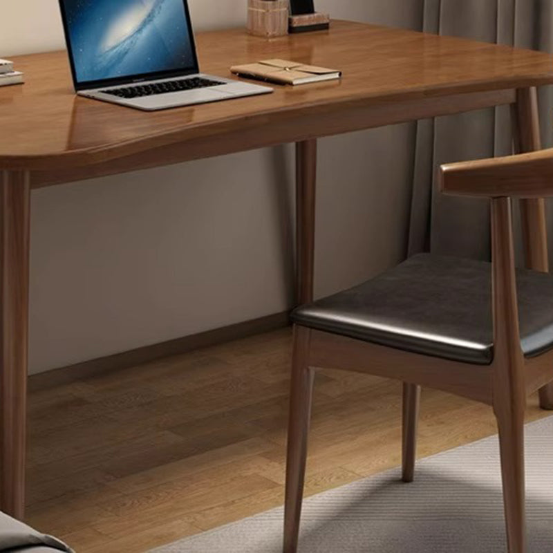 Modern Minimalist Rectangular Solid Wood Desks 4- Leg For Home Office DFM-F