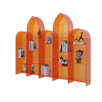 Modern Minimalist Curved Acrylic Bookshelves 3/4-Tier For Home Office DFM-F