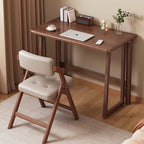 Traditional Chinese Rectangular Medium Density Fiberboard Carbon Steel Foldable Desks For Home Office DFM-F