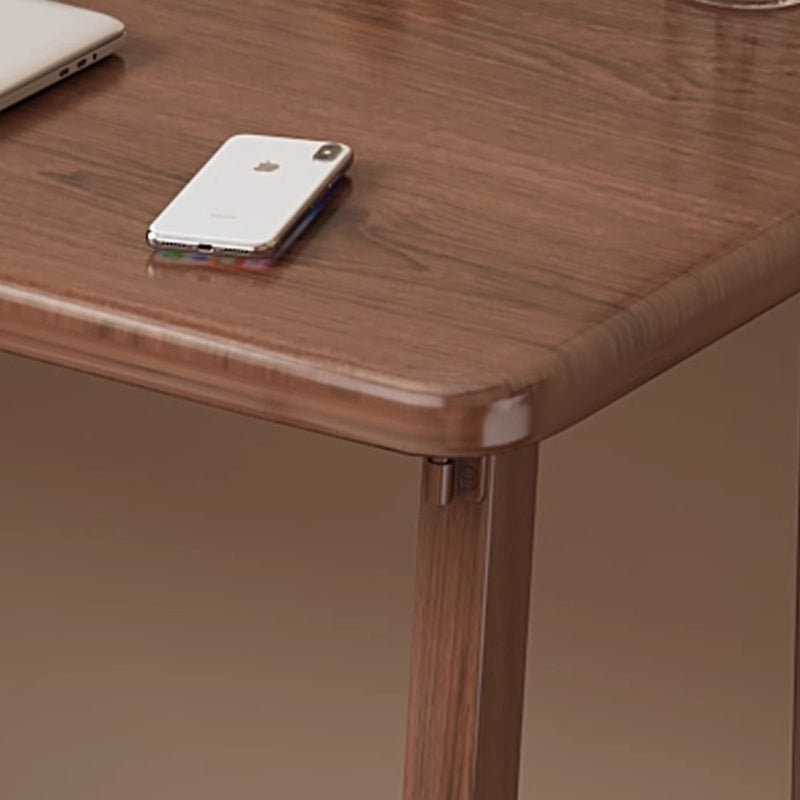 Traditional Chinese Rectangular Medium Density Fiberboard Carbon Steel Foldable Desks For Home Office DFM-F