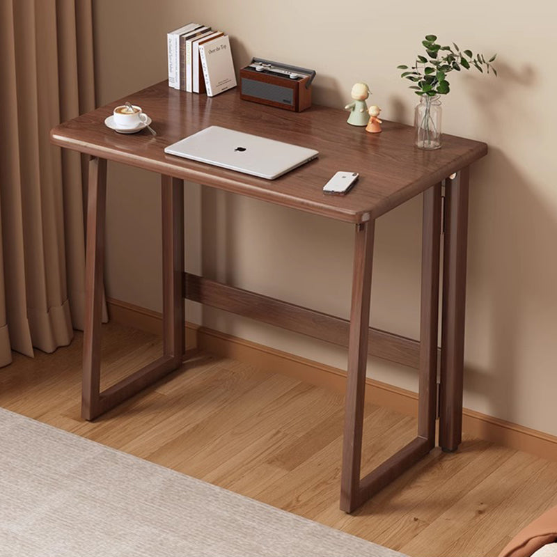 Traditional Chinese Rectangular Medium Density Fiberboard Carbon Steel Foldable Desks For Home Office DFM-F