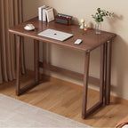 Traditional Chinese Rectangular Medium Density Fiberboard Carbon Steel Foldable Desks For Home Office DFM-F