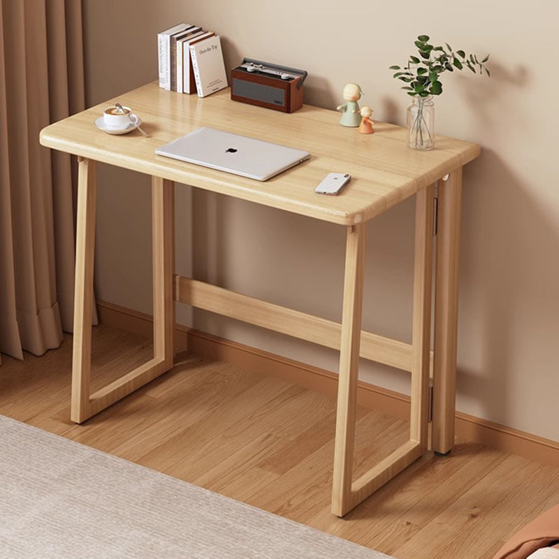 Traditional Chinese Rectangular Medium Density Fiberboard Carbon Steel Foldable Desks For Home Office DFM-F