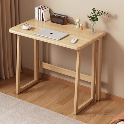 Traditional Chinese Rectangular Medium Density Fiberboard Carbon Steel Foldable Desks For Home Office