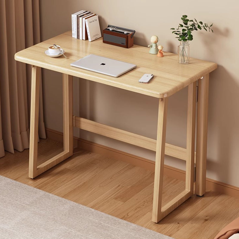 Traditional Chinese Rectangular Medium Density Fiberboard Carbon Steel Foldable Desks For Home Office DFM-F