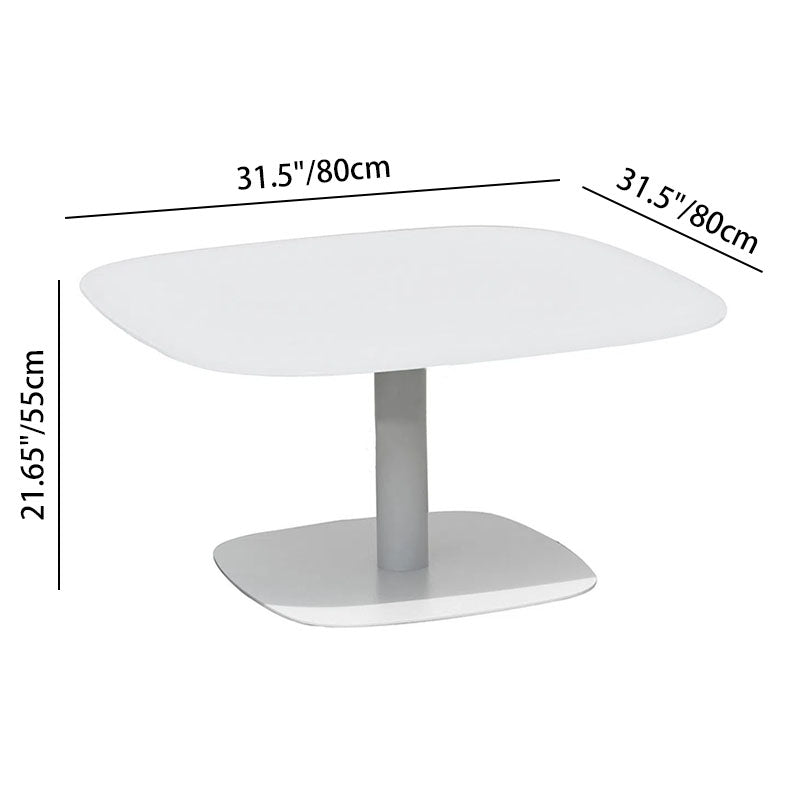 Sleek Waterproof Outdoor Coffee Table - 2-Tier For Outdoor Patio & Garden Lumendat