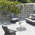 Sleek Waterproof Outdoor Coffee Table - 2-Tier For Outdoor Patio & Garden Lumendat