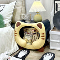 Lumendat Contemporary Creative PP Kids Cartoon Cat Nightstand 1-Storage Stackable For Bedside Lumendat