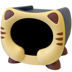 Lumendat Contemporary Creative PP Kids Cartoon Cat Nightstand 1-Storage Stackable For Bedside Lumendat