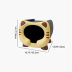 Lumendat Contemporary Creative PP Kids Cartoon Cat Nightstand 1-Storage Stackable For Bedside Lumendat