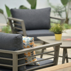 Contemporary Scandinavian Aluminum Outdoor Patio Sofa - 1/3 Seater For Balcony & Outdoor Lumendat