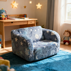 Lumendat Contemporary Creative Rectangular Kids Sofa: Compressible - Freely Combinable Backrest Armrest Sleeper Sofa For Living Room Lumendat