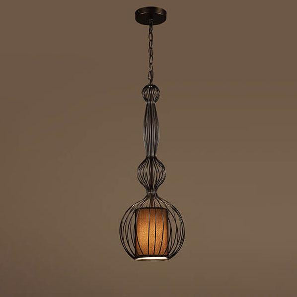 Industrial Retro Metal Birdcage 1-light Lantern Pendant Light BulbSquare