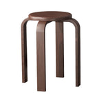 Contemporary Simplicity Density Board Solid Wood Dining Chair Backless Armless For Dining Room DFM-F