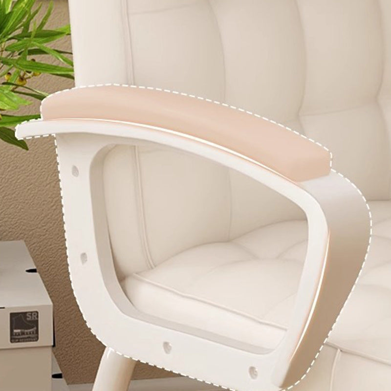 Modern Simplicity Microfiber Leather Solid Wood Metal Latex Desk Chair Backrest Armrest For Home Office DFM-F