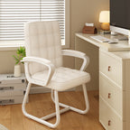Modern Simplicity Microfiber Leather Solid Wood Metal Latex Desk Chair Backrest Armrest For Home Office DFM-F