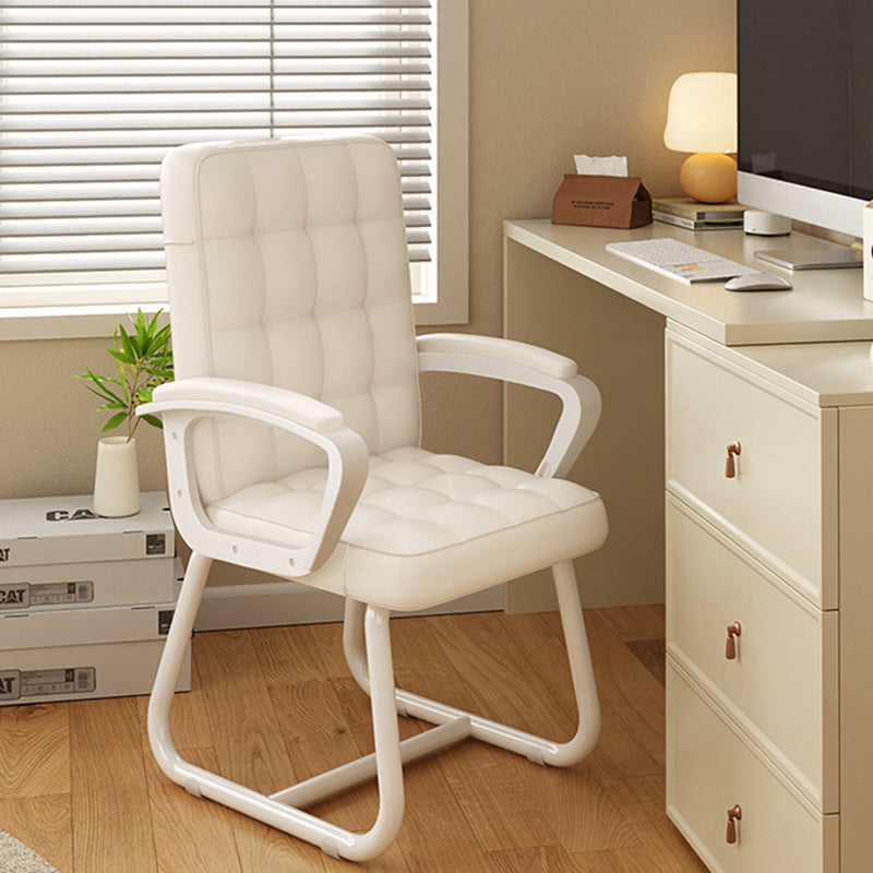 Modern Simplicity Microfiber Leather Solid Wood Metal Latex Desk Chair Backrest Armrest For Home Office