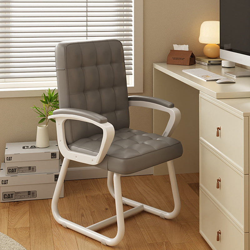 Modern Simplicity Microfiber Leather Solid Wood Metal Latex Desk Chair Backrest Armrest For Home Office