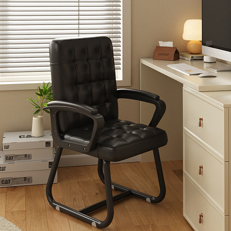Modern Simplicity Microfiber Leather Solid Wood Metal Latex Desk Chair Backrest Armrest For Home Office DFM-F