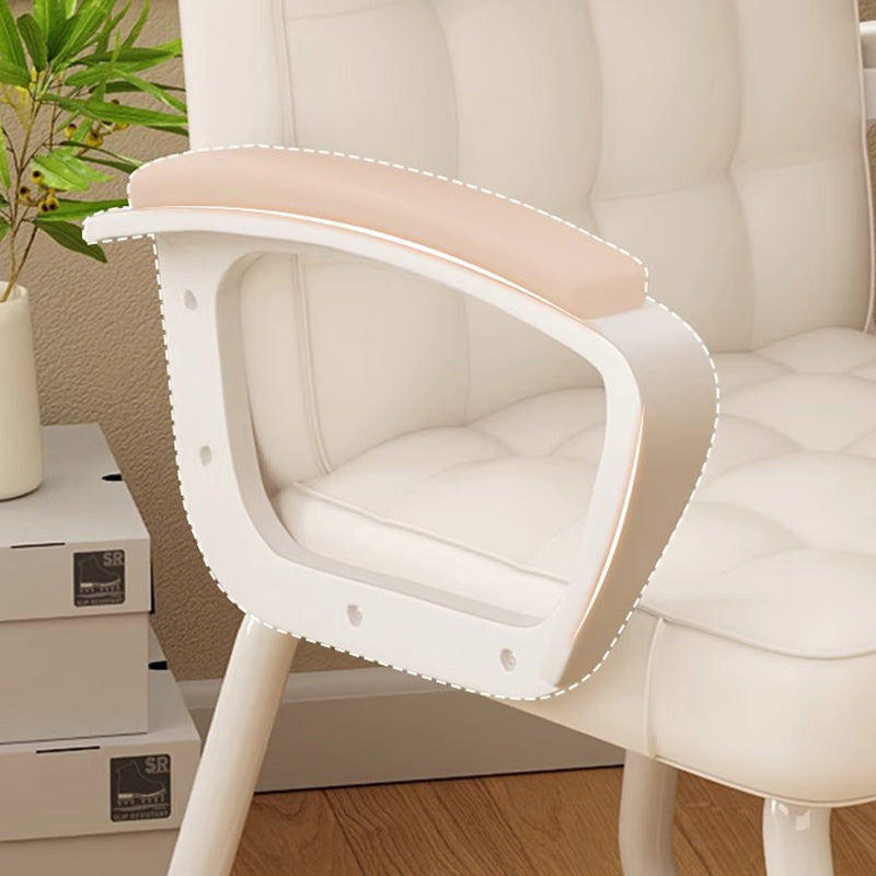 Modern Simplicity Microfiber Leather Solid Wood Metal Latex Desk Chair Backrest Armrest For Home Office DFM-F