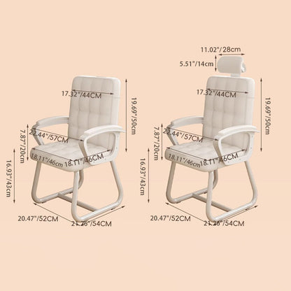 Modern Simplicity Microfiber Leather Solid Wood Metal Latex Desk Chair Backrest Armrest For Home Office