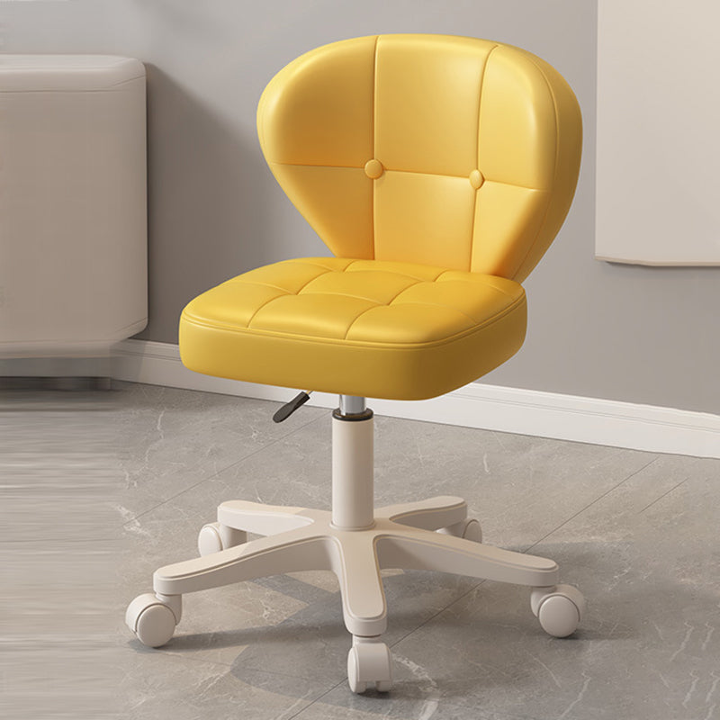 Modern Simplicity Adjustable Shell Shape Square Foam PU Leather Iron Desk Chair Backrest Armrest For Home Office DFM-F
