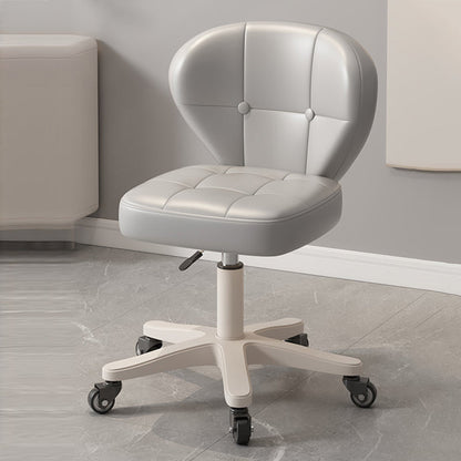 Modern Simplicity Adjustable Shell Shape Square Foam PU Leather Iron Desk Chair Backrest Armrest For Home Office