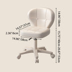 Modern Simplicity Adjustable Shell Shape Square Foam PU Leather Iron Desk Chair Backrest Armrest For Home Office DFM-F
