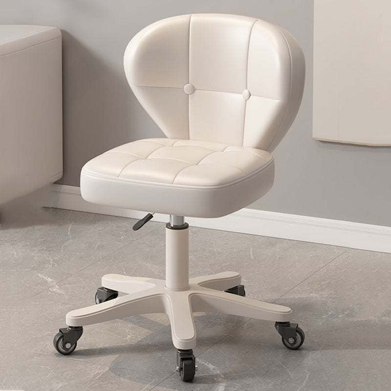 Modern Simplicity Adjustable Shell Shape Square Foam PU Leather Iron Desk Chair Backrest Armrest For Home Office DFM-F