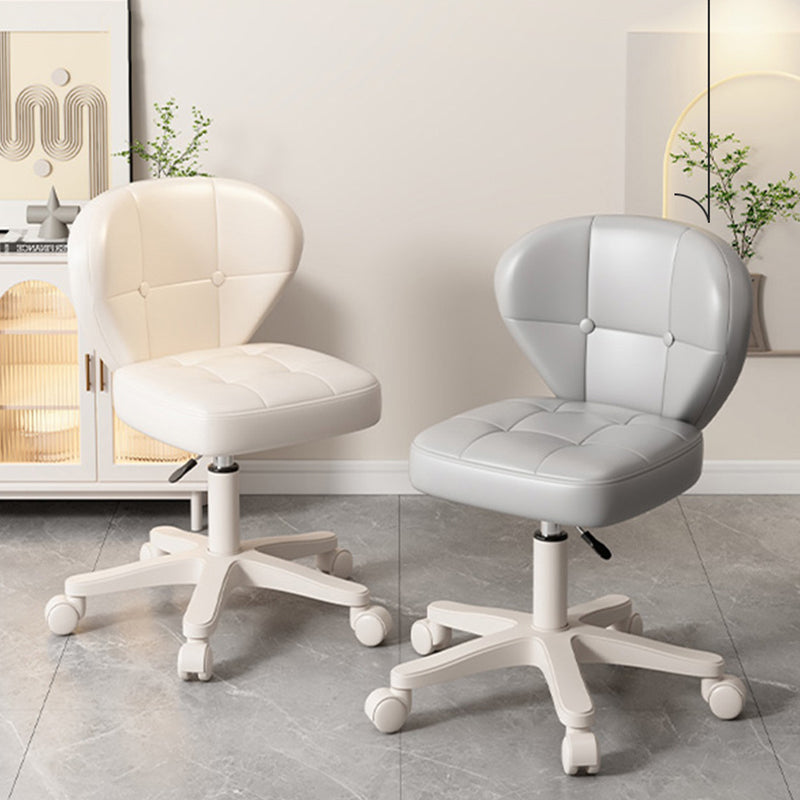 Modern Simplicity Adjustable Shell Shape Square Foam PU Leather Iron Desk Chair Backrest Armrest For Home Office DFM-F