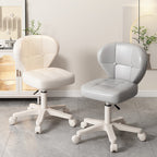 Modern Simplicity Adjustable Shell Shape Square Foam PU Leather Iron Desk Chair Backrest Armrest For Home Office DFM-F