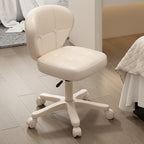 Modern Simplicity Adjustable Shell Shape Square Foam PU Leather Iron Desk Chair Backrest Armrest For Home Office DFM-F