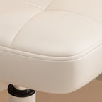 Modern Simplicity Adjustable Shell Shape Square Foam PU Leather Iron Desk Chair Backrest Armrest For Home Office DFM-F