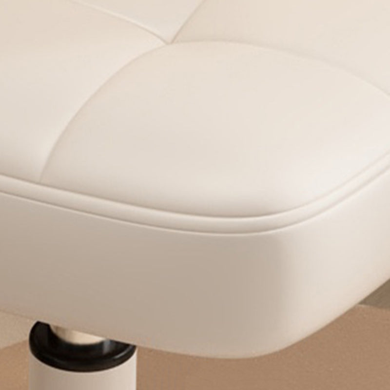 Modern Simplicity Adjustable Shell Shape Square Foam PU Leather Iron Desk Chair Backrest Armrest For Home Office DFM-F
