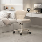 Modern Simplicity Adjustable Shell Shape Square Foam PU Leather Iron Desk Chair Backrest Armrest For Home Office DFM-F