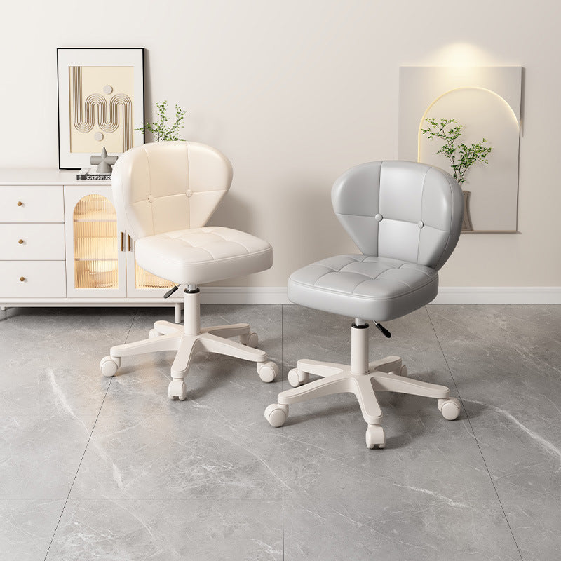 Modern Simplicity Adjustable Shell Shape Square Foam PU Leather Iron Desk Chair Backrest Armrest For Home Office DFM-F