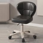 Modern Simplicity Adjustable Shell Shape Square Foam PU Leather Iron Desk Chair Backrest Armrest For Home Office DFM-F