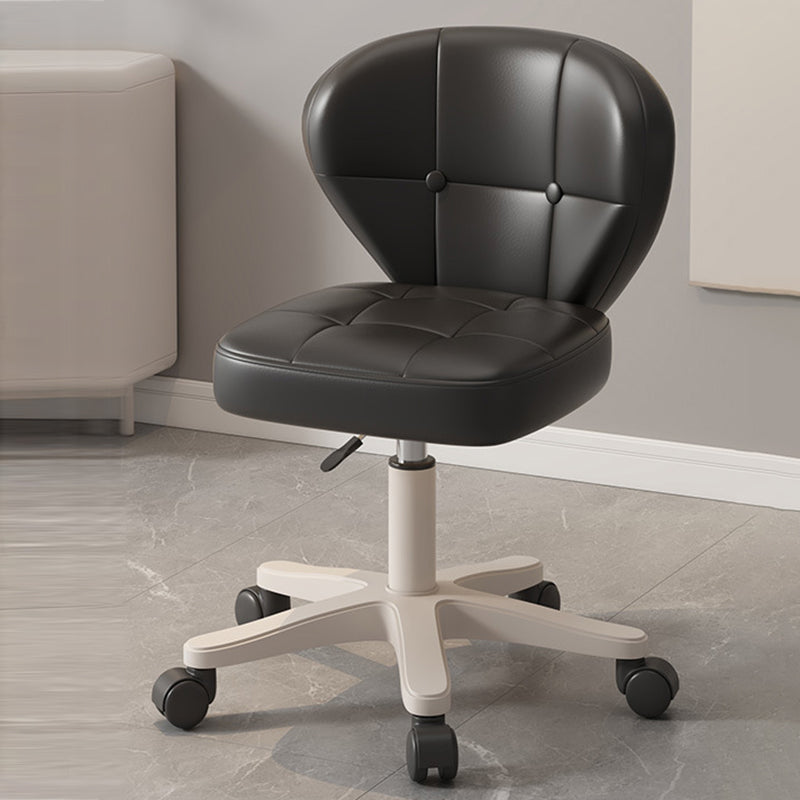 Modern Simplicity Adjustable Shell Shape Square Foam PU Leather Iron Desk Chair Backrest Armrest For Home Office DFM-F