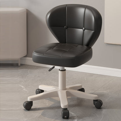 Modern Simplicity Adjustable Shell Shape Square Foam PU Leather Iron Desk Chair Backrest Armrest For Home Office