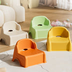 Lumendat Modern Minimalist Kids Square PP Low Stool Backrest Armless For Living Room Lumendat