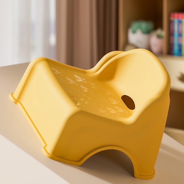 Lumendat Modern Minimalist Kids Square PP Low Stool Backrest Armless For Living Room Lumendat