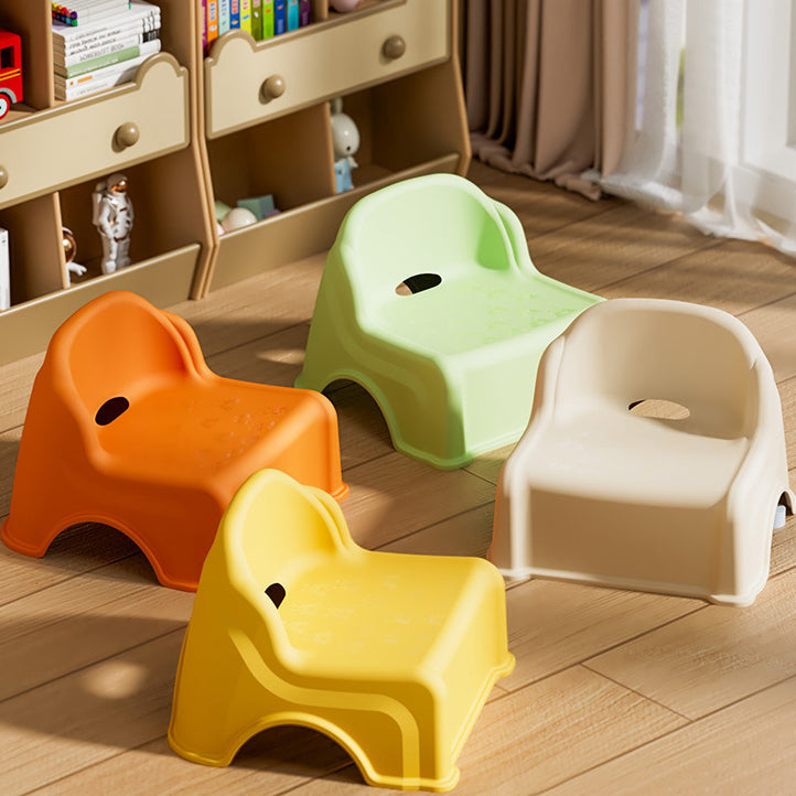 Lumendat Modern Minimalist Kids Square PP Low Stool Backrest Armless For Living Room Lumendat