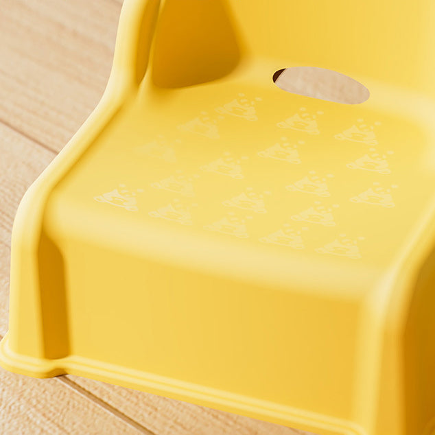 Lumendat Modern Minimalist Kids Square PP Low Stool Backrest Armless For Living Room Lumendat