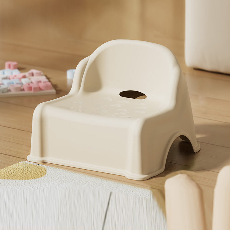 Lumendat Modern Minimalist Kids Square PP Low Stool Backrest Armless For Living Room Lumendat