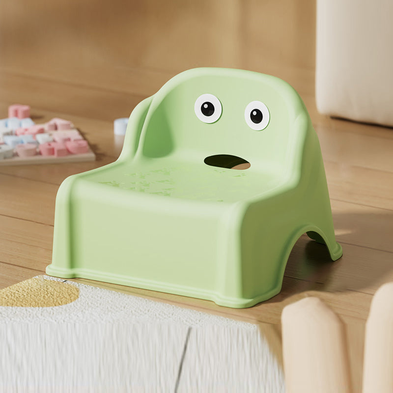 Lumendat Modern Minimalist Kids Square PP Low Stool Backrest Armless For Living Room Lumendat