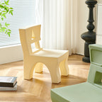 Lumendat Contemporary Nordic Plastic Square Low Stool For Kids Bedroom & Living Room Lumendat