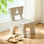 Lumendat Contemporary Nordic Plastic Square Low Stool For Kids Bedroom & Living Room Lumendat