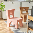 Lumendat Contemporary Nordic Plastic Square Low Stool For Kids Bedroom & Living Room Lumendat