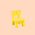 Lumendat Contemporary Nordic Plastic Square Low Stool For Kids Bedroom & Living Room Lumendat